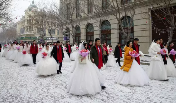 Масова сватба Китай