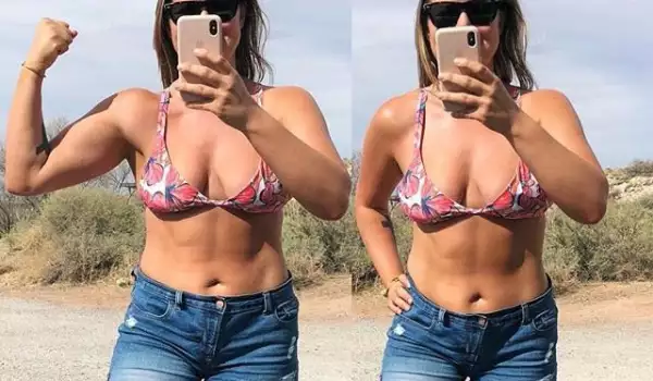 Тя е видимо вталена, а загуби само 2 кг! Вижте тайната