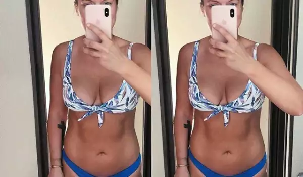 Тя е видимо вталена, а загуби само 2 кг! Вижте тайната