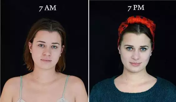 Поразителна разлика! Вижте как изглеждат хора в 7 сутринта и 7 вечерта