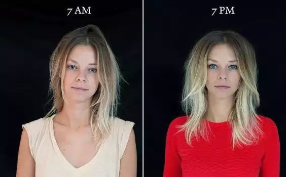 Поразителна разлика! Вижте как изглеждат хора в 7 сутринта и 7 вечерта